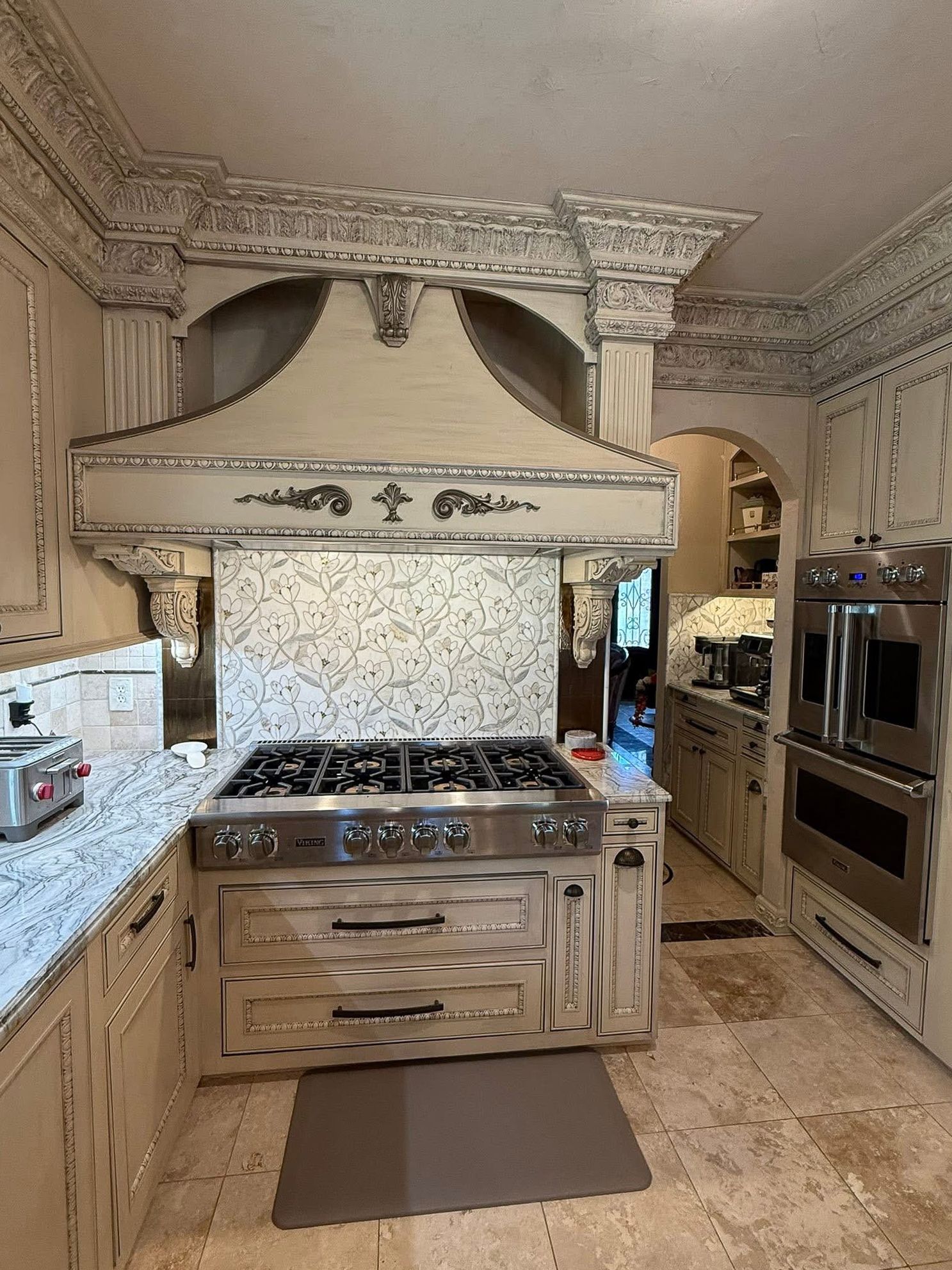 Custom deigned and built rang hood