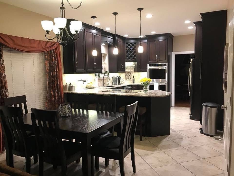 Custom designed built and finished kitchen remodel