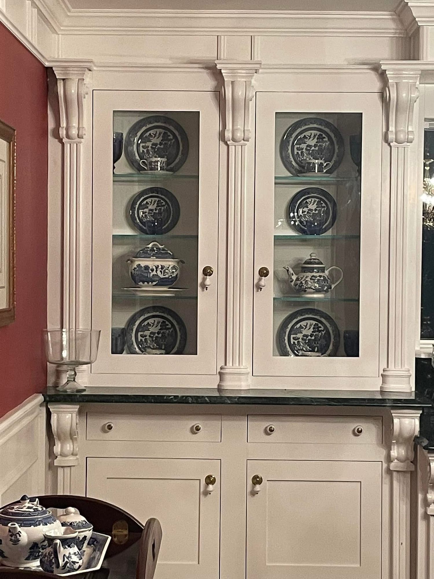 Built in china cabinet