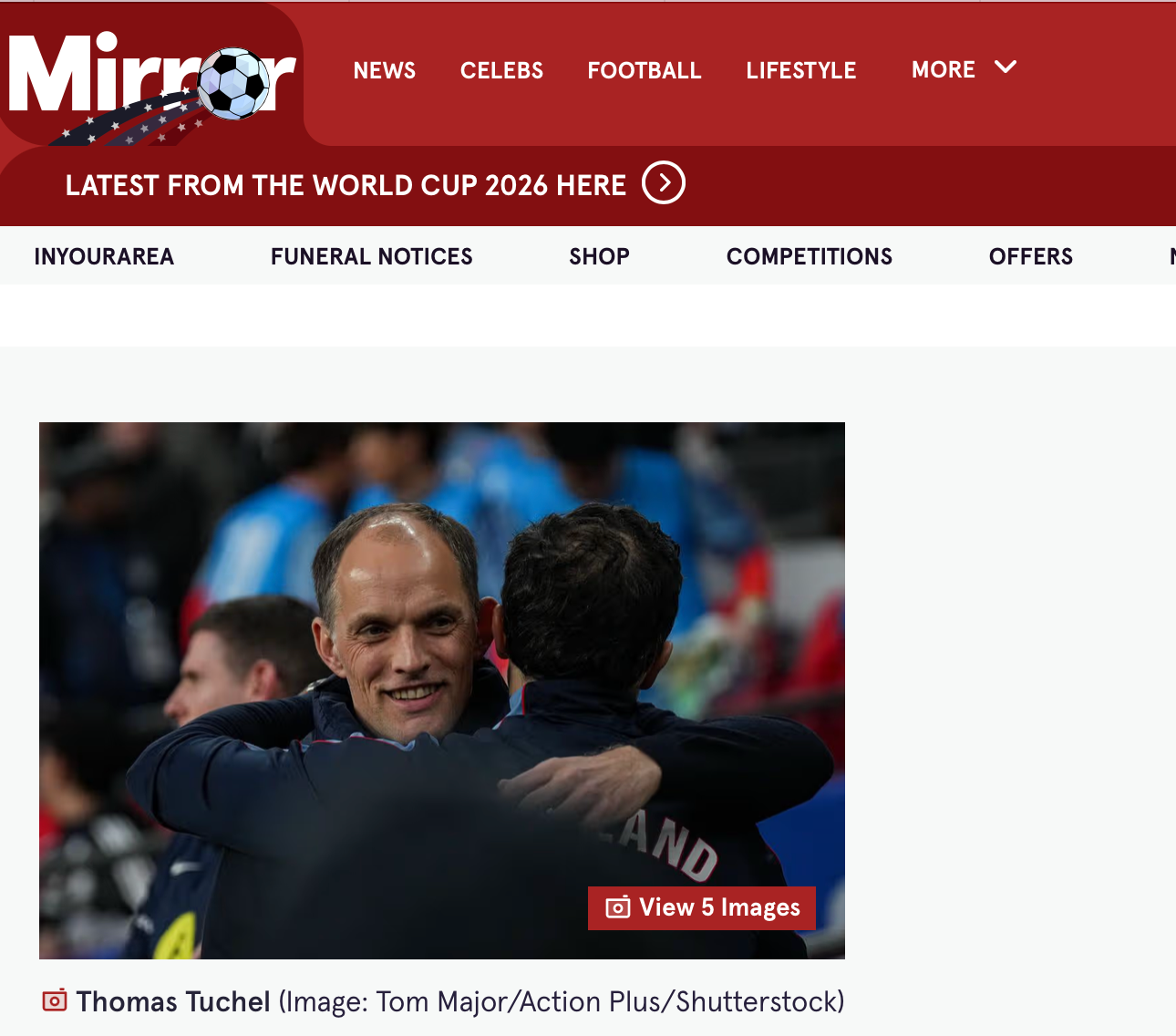 Daily Mirror - Thomas Tuchel