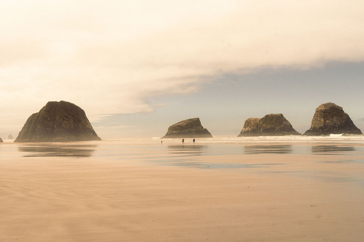 rock landscape at beach