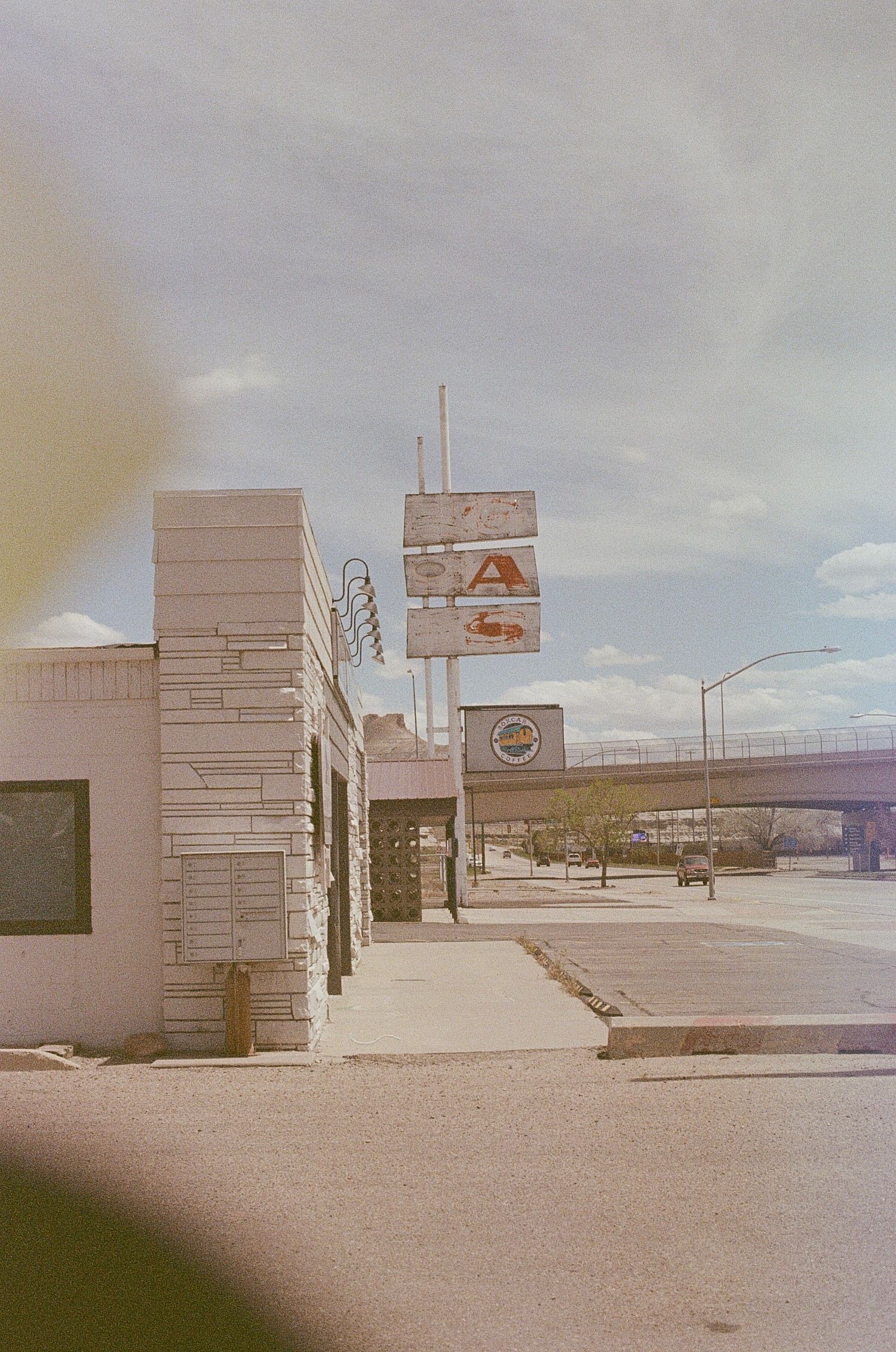 gas station sign