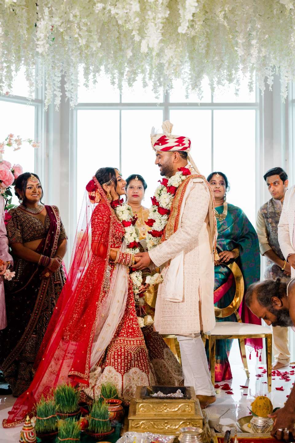 Memory Lane Studios traditional Indian wedding ceremony photography in New Jersey capturing sacred rituals and customs at elegant venue
