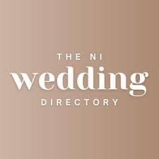 Minimalist brown and white wedding directory text design with elegant typography and muted tones.