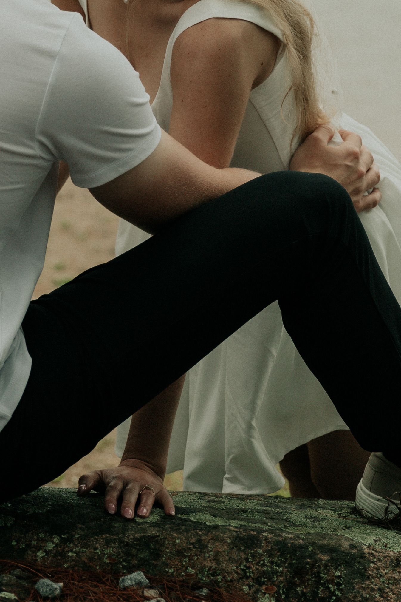 post elopement lakeside portraits