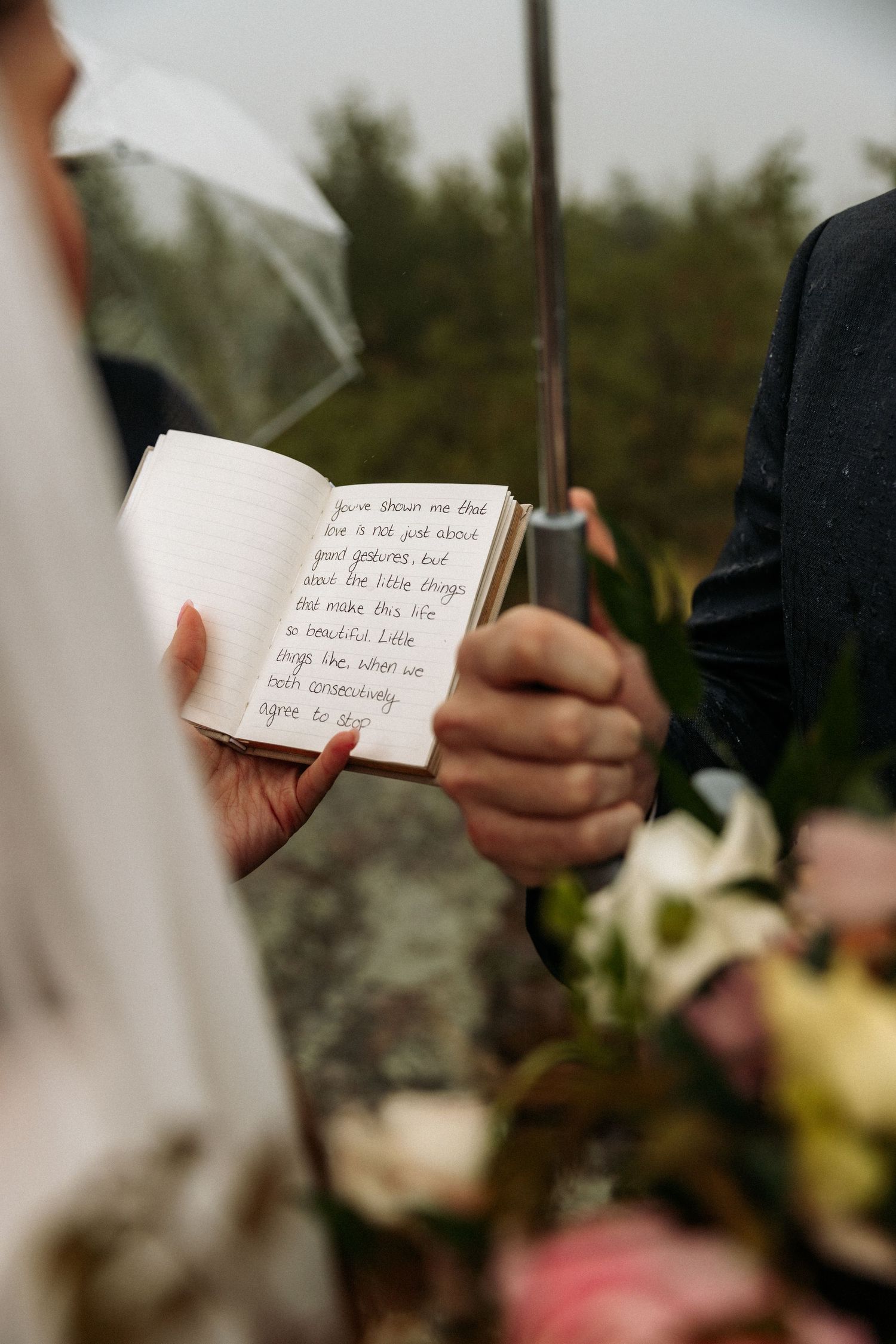 lakes region elopement vow reading