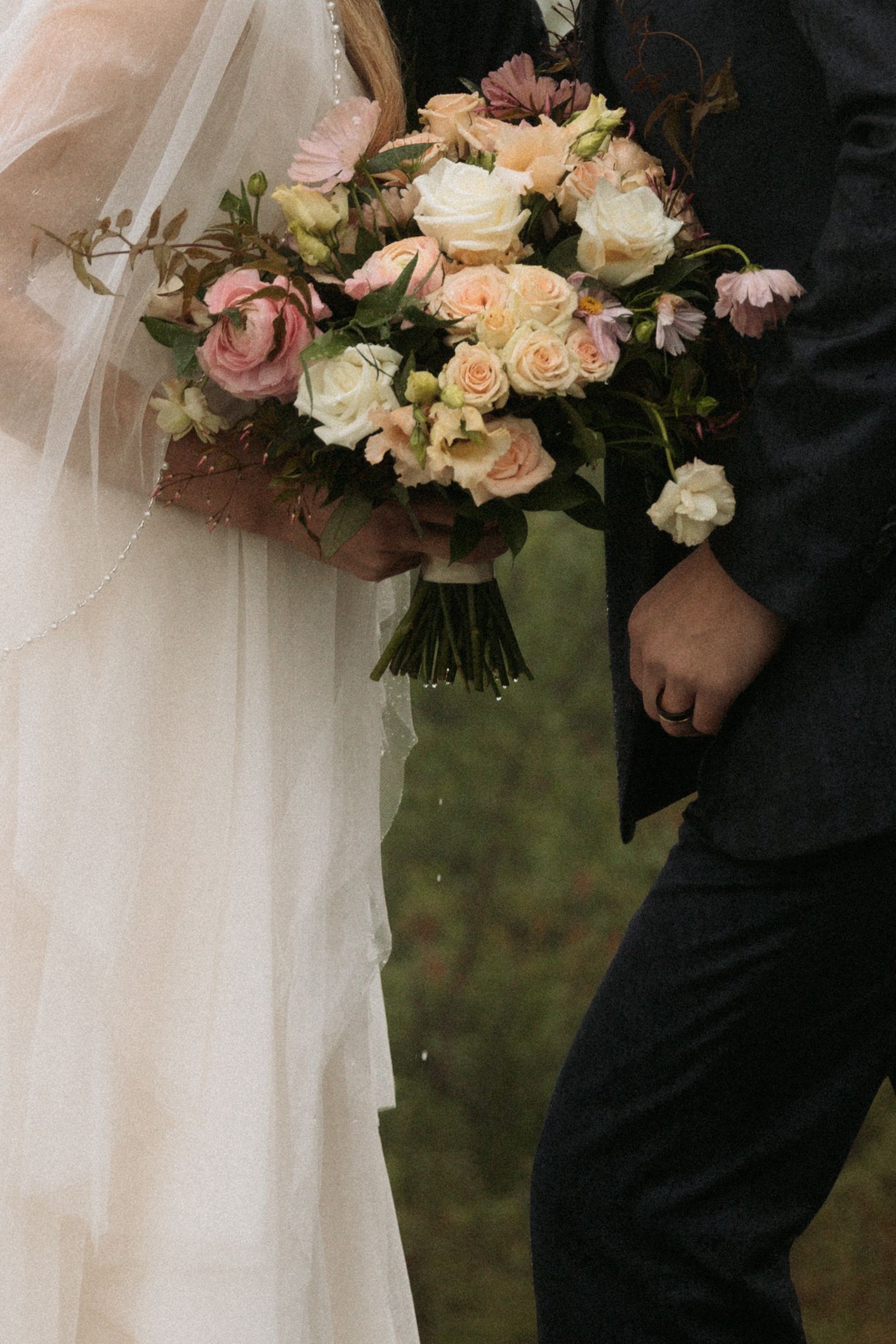 rainy elopement