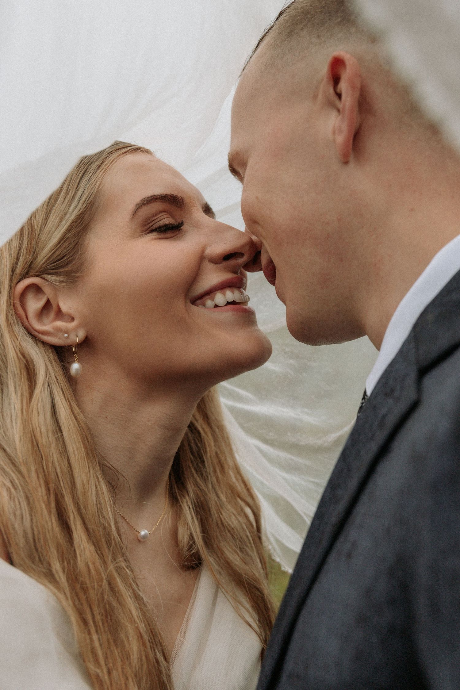 lakes region elopement couple