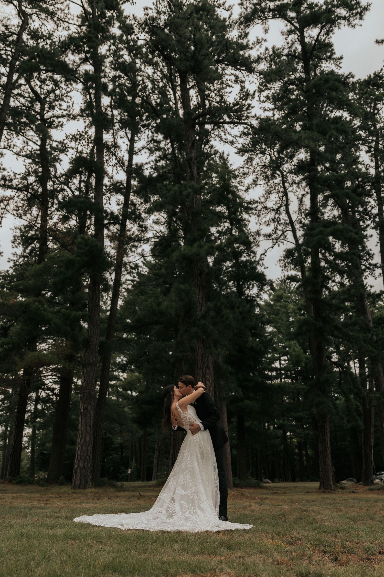 bride and groom formal