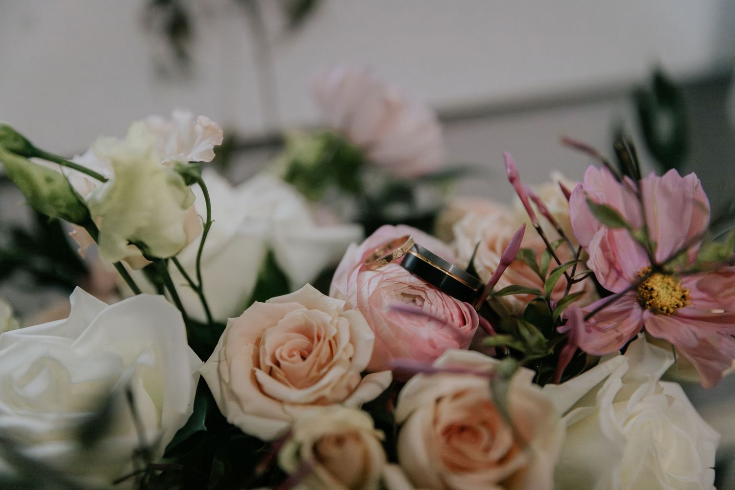 rings on flowers