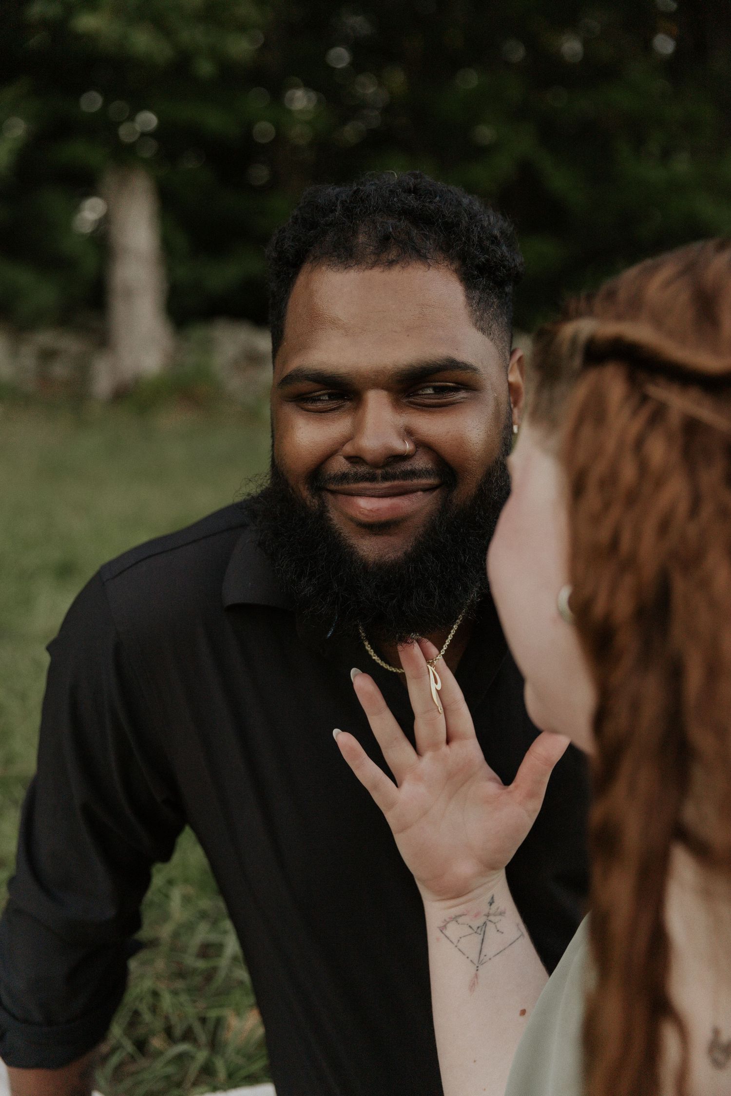 engagement couple