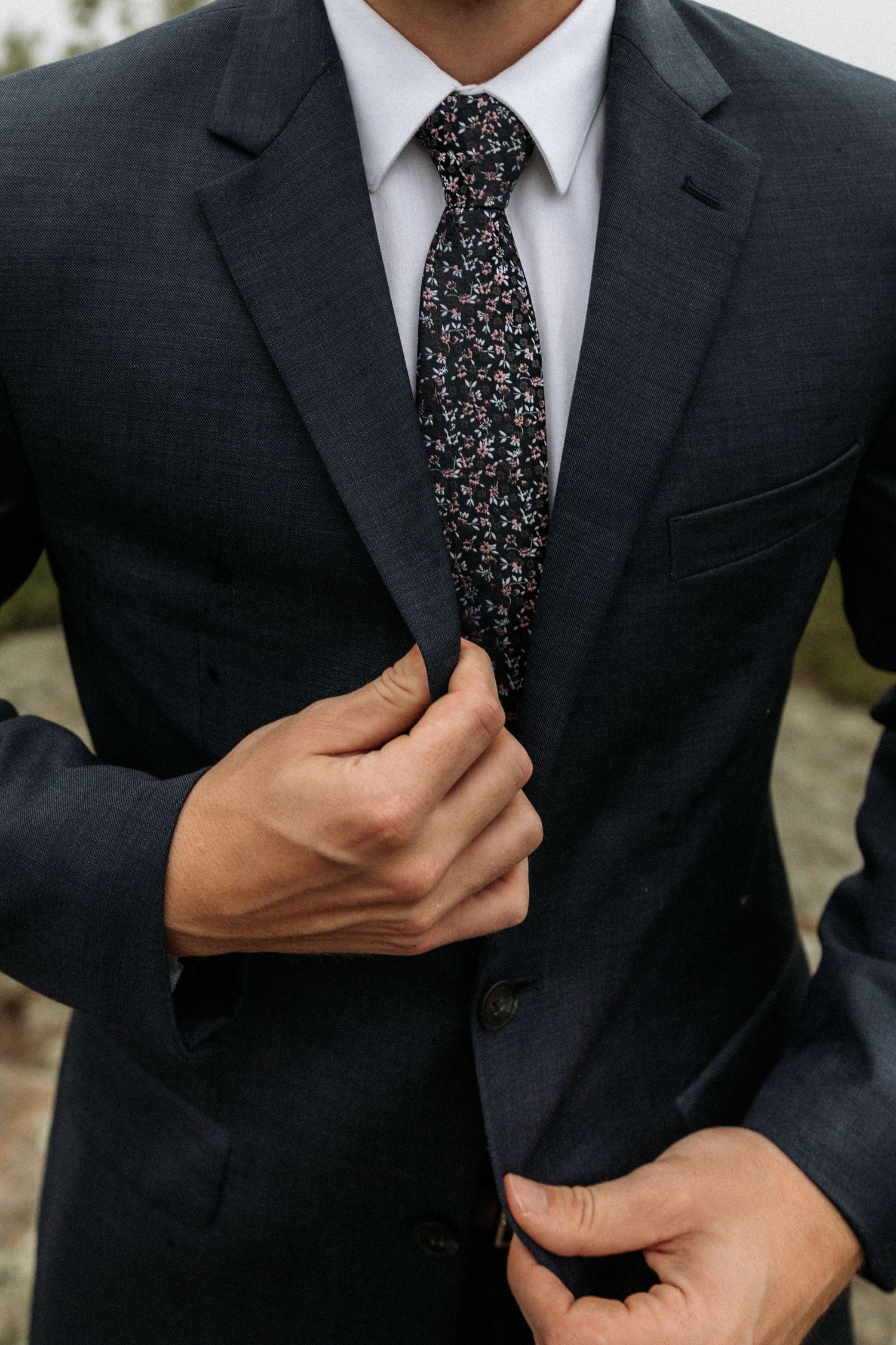groom outfit details
