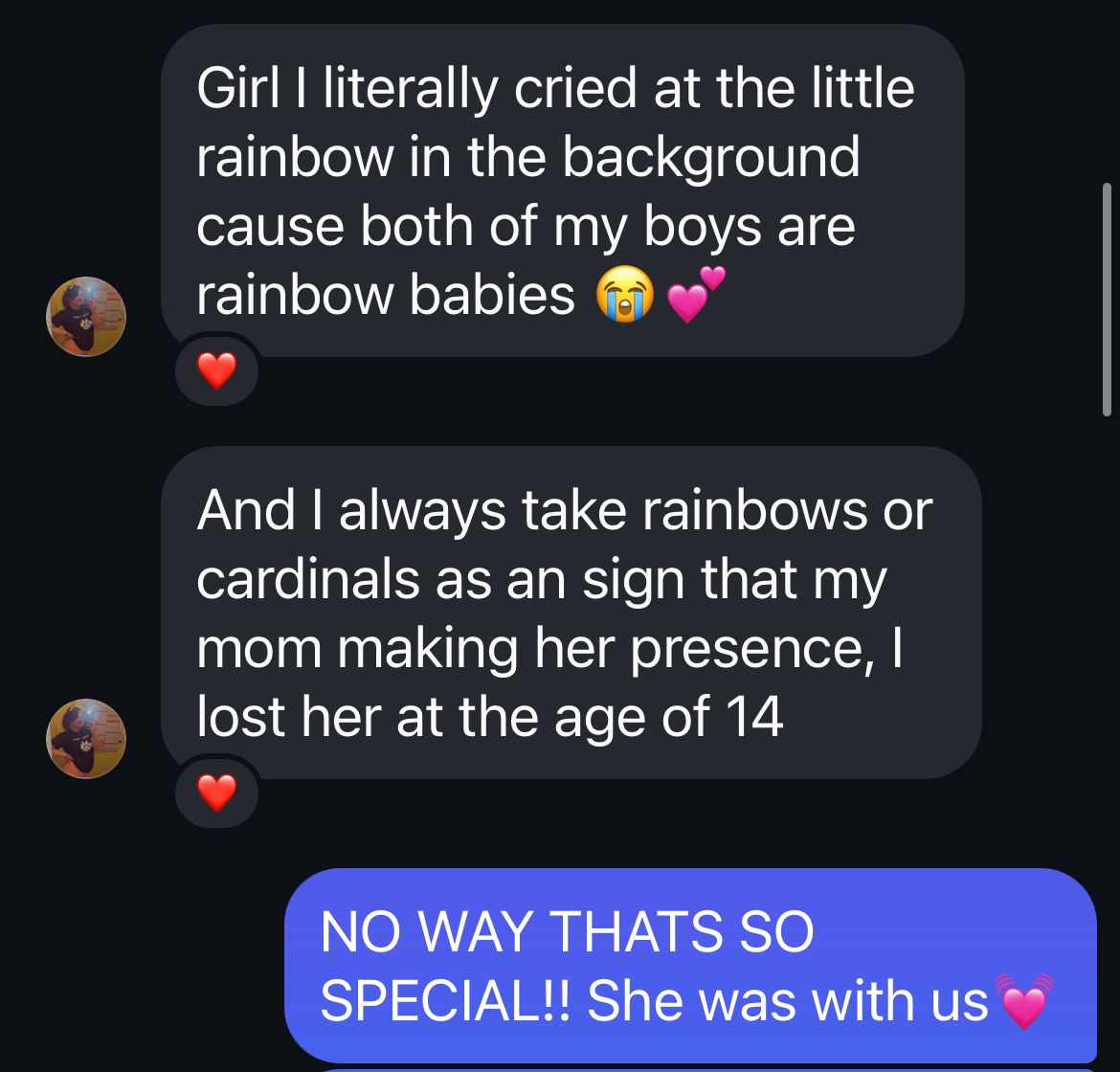 artistically Alexia photography client text reaction