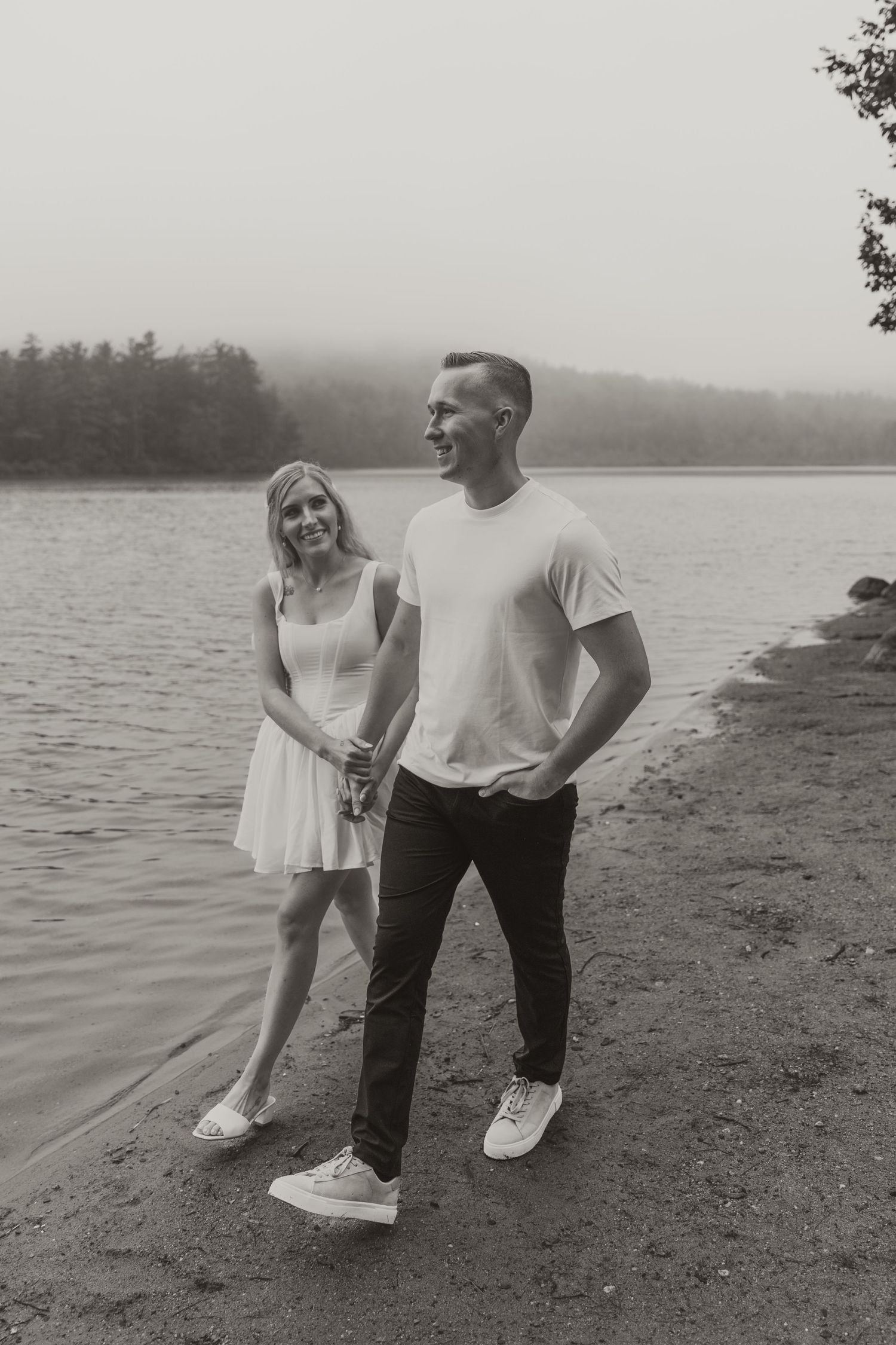 post elopement lakeside portraits