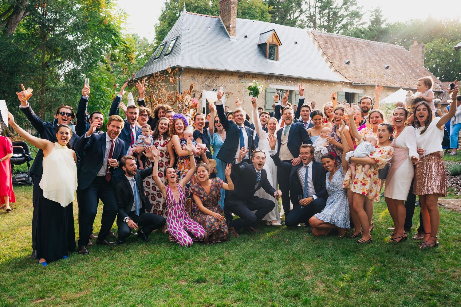 mariage photo groupe cocktail joie - Martin TRAMOND, photographe vidéaste