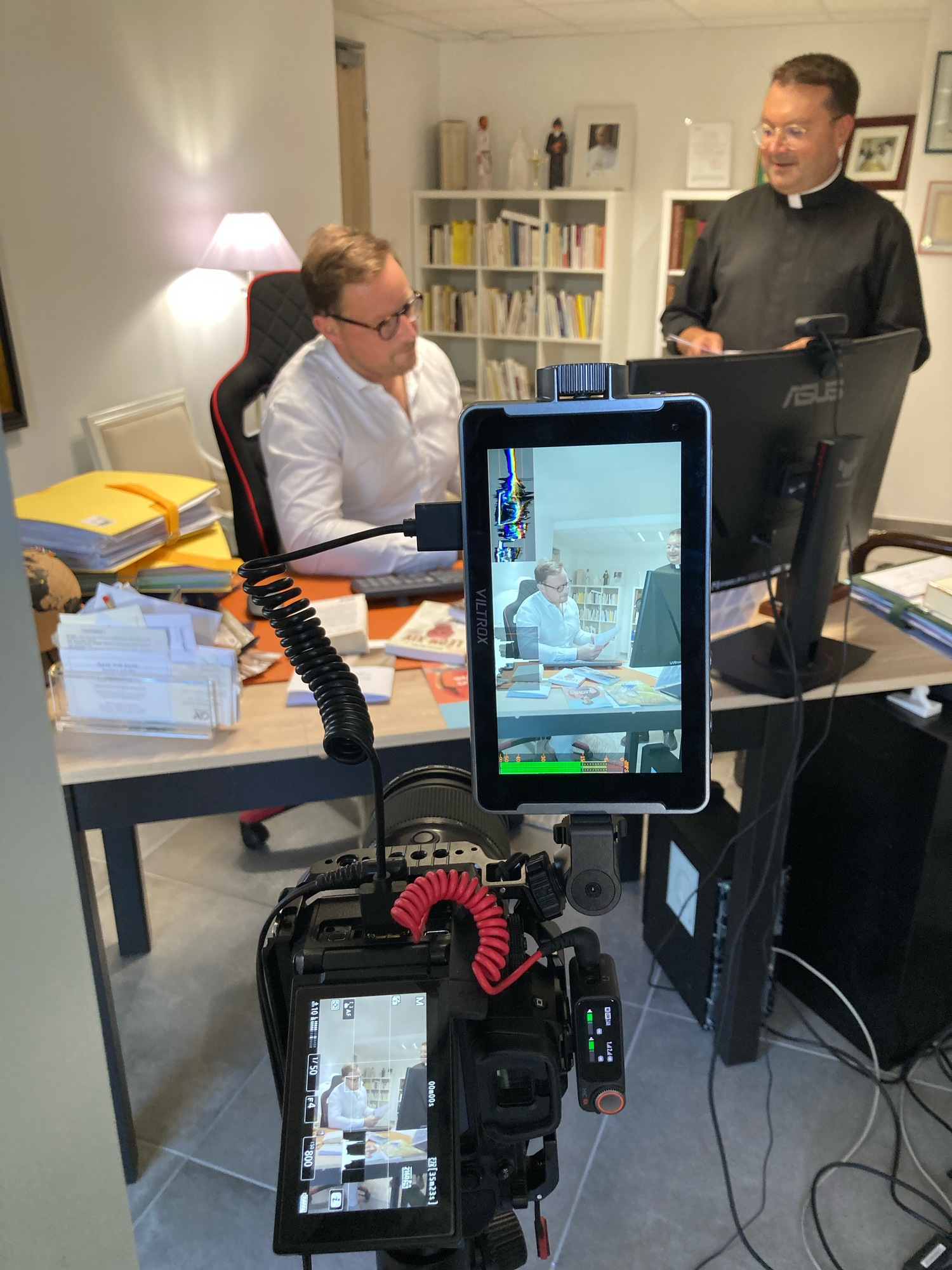 Coulisse tournage vidéo - Martin TRAMOND, photographe vidéaste