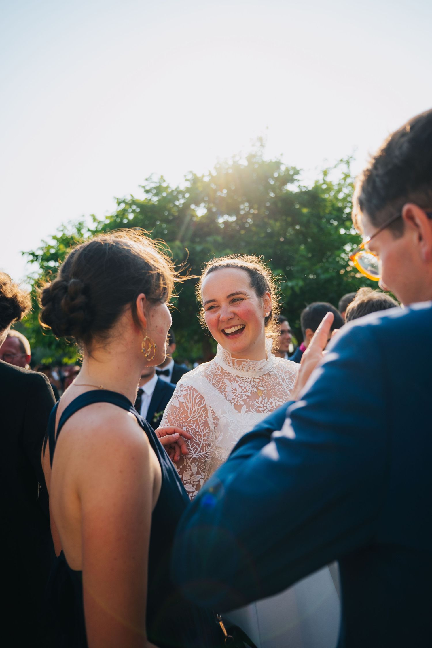 mariage couple mariée joie sourire rire - Martin TRAMOND, photographe vidéaste