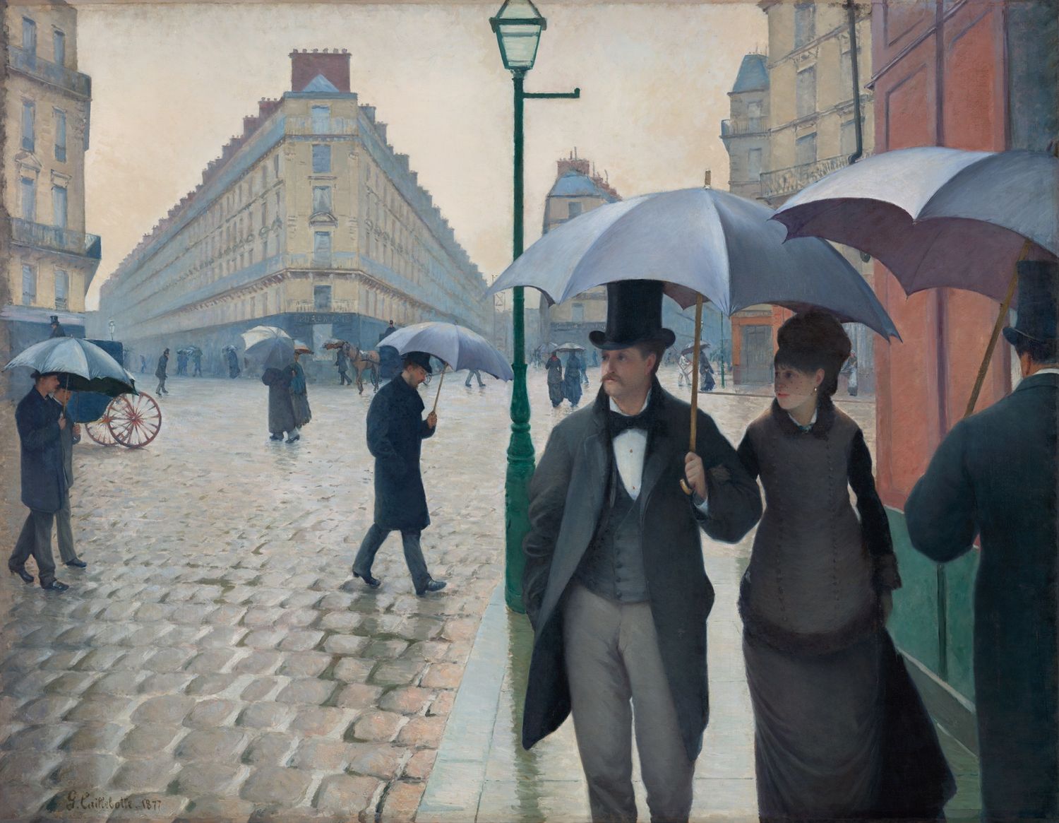 Paris Street Rainy Day painting