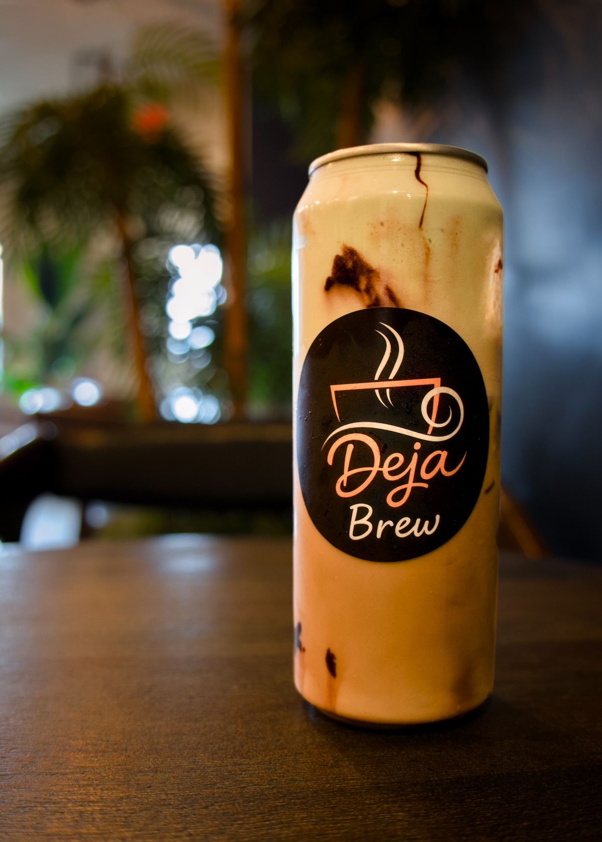 Coffee drink from Deja Brew cafe in Salem, NH