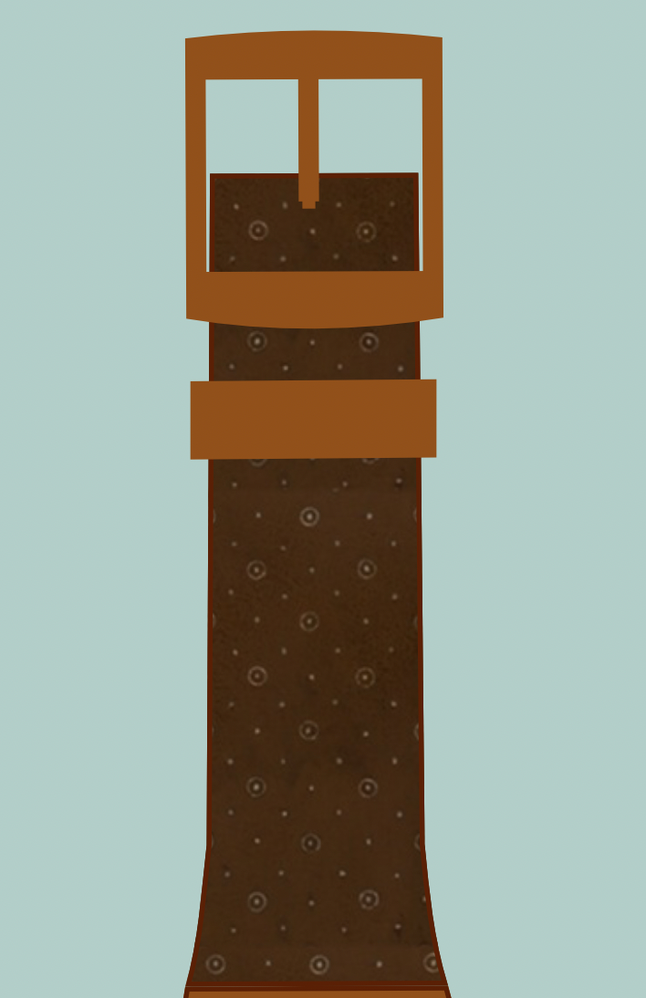 Concept image of a Swatch based on the painting American Gothic