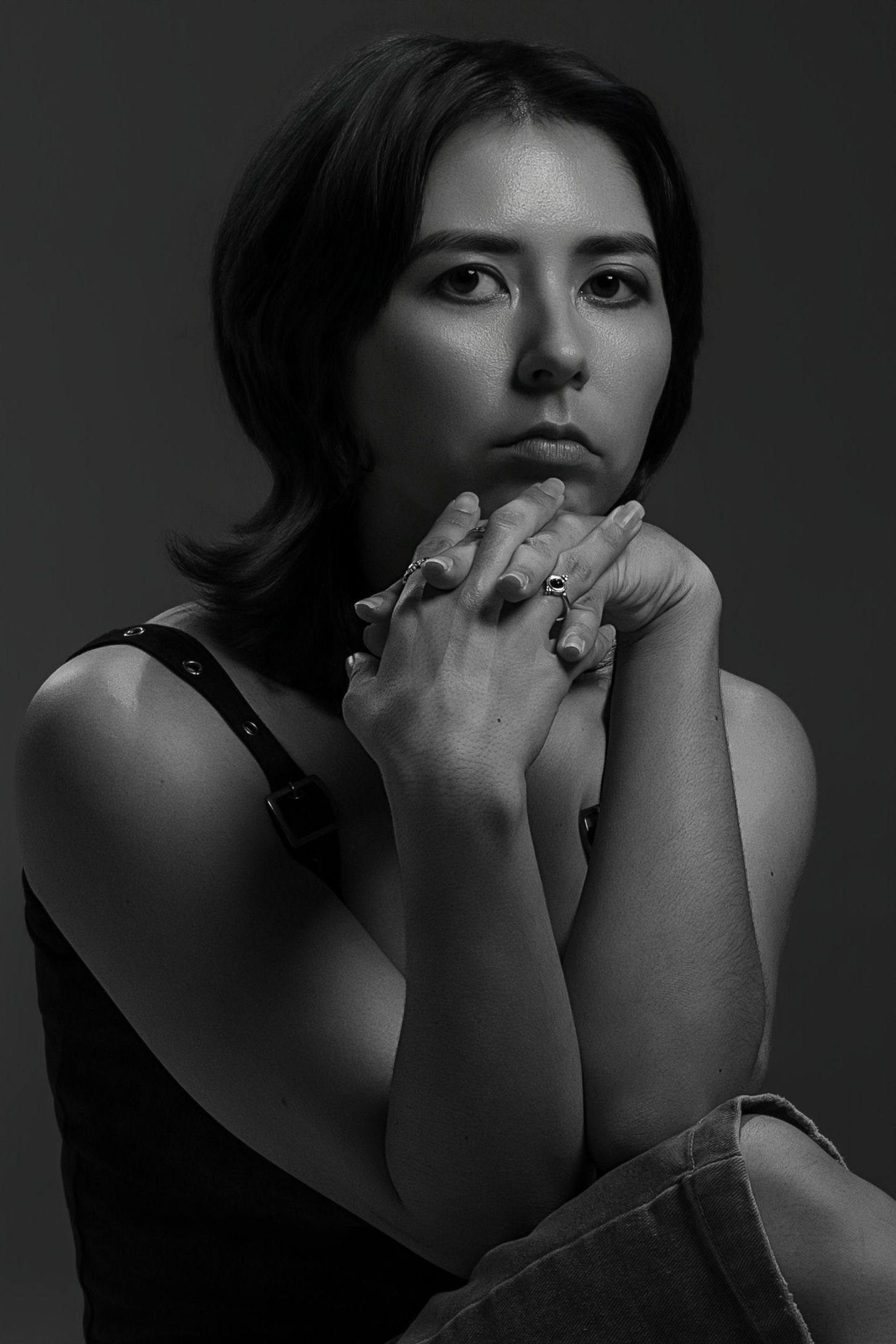 San Diego model. Studio portrait