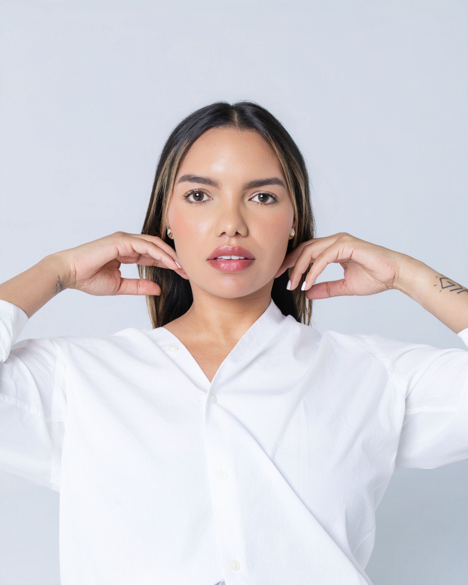 San Diego model. Studio portrait