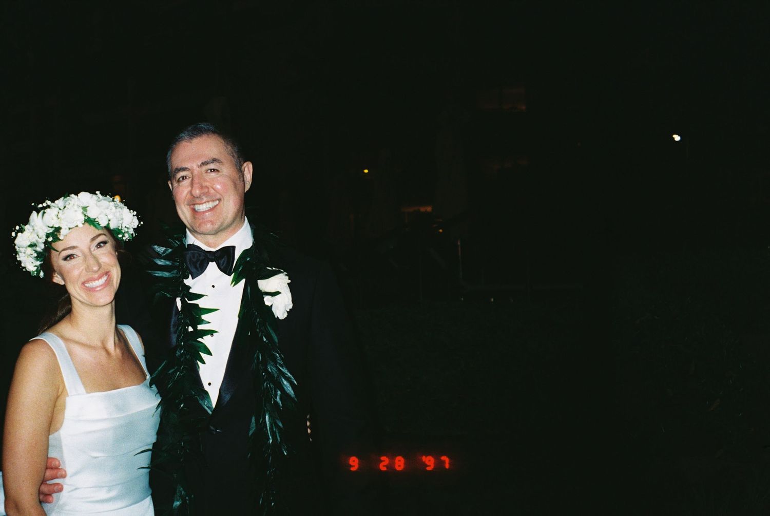 A collection of wedding photos showing couples in formal attire celebrating their special moments together.