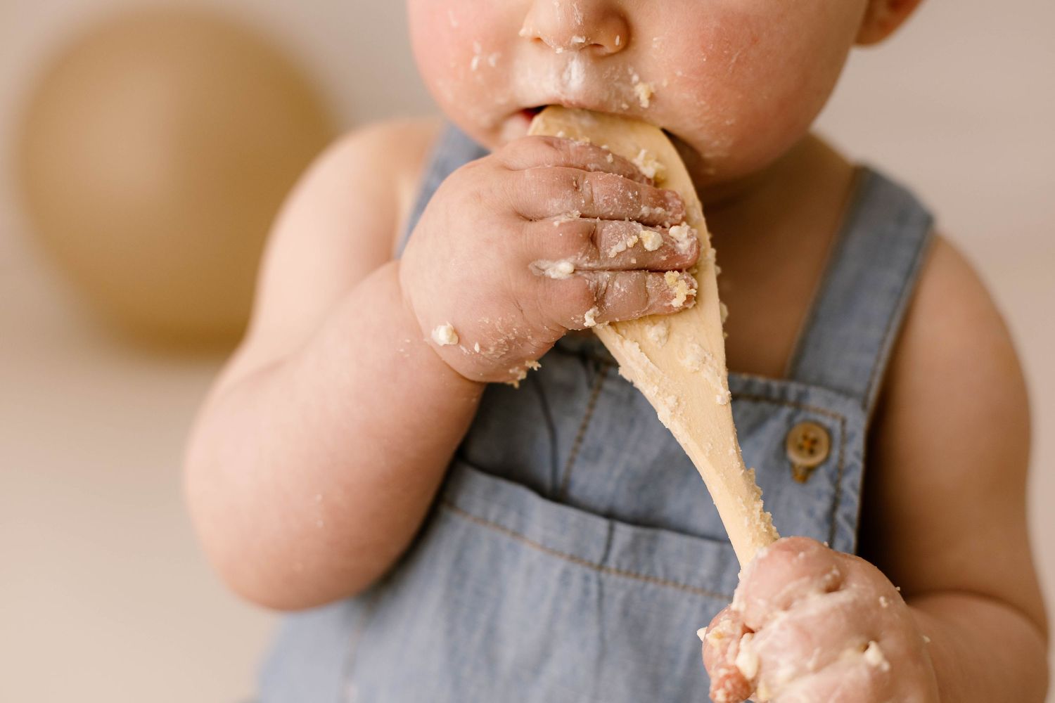 First birthday cake smash
