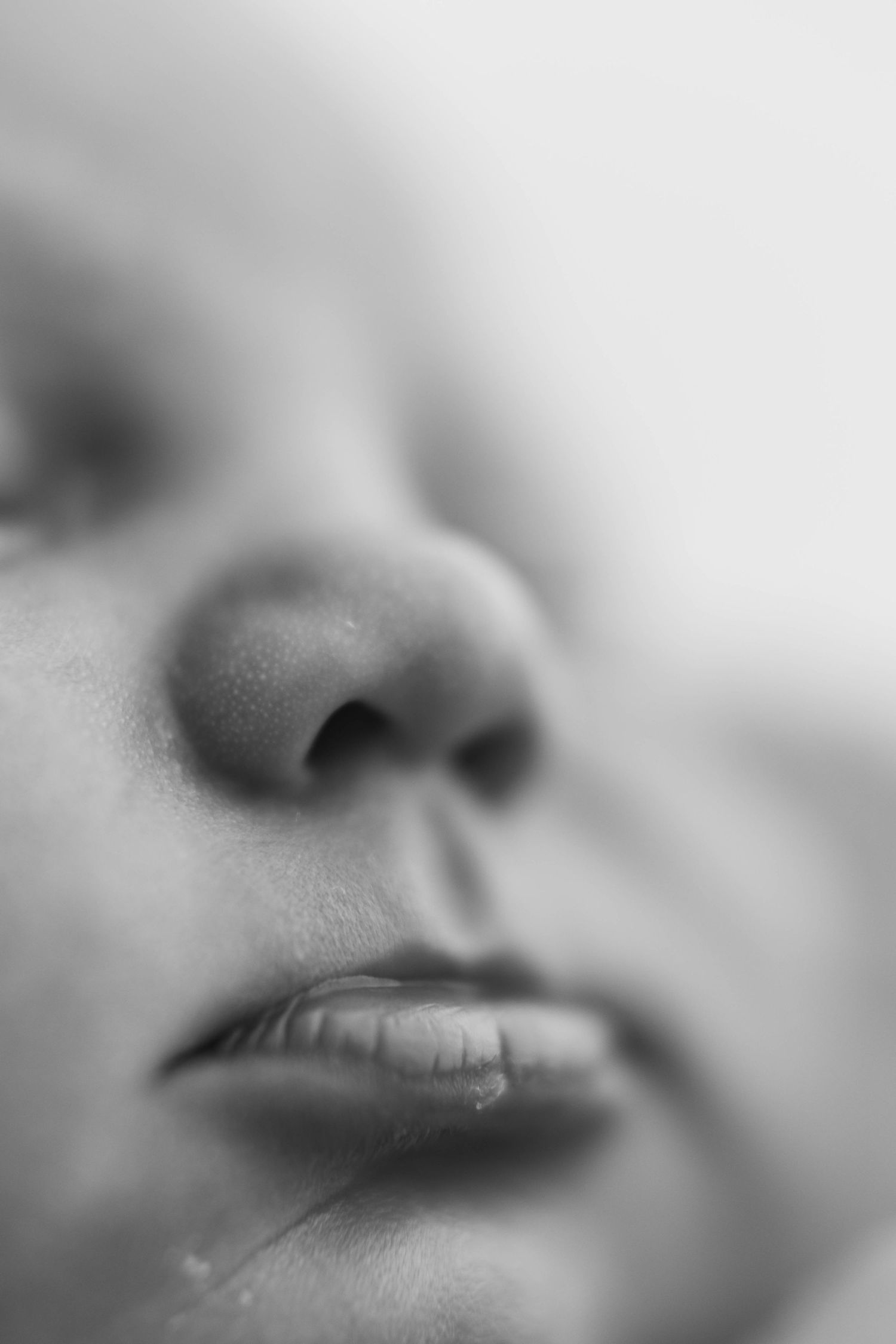 Newborn details close-up