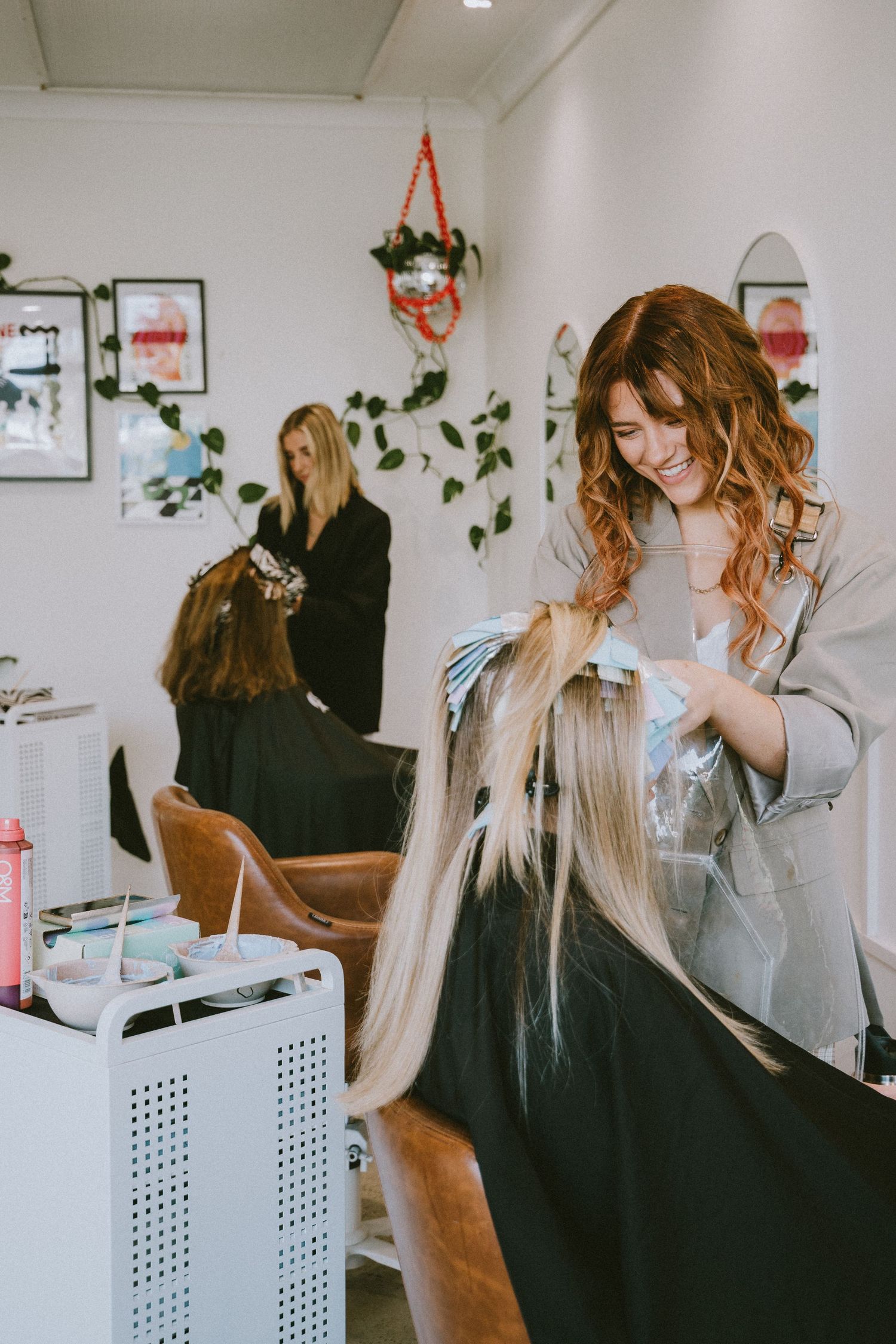 Candid hairdresser branding session in Jervis Bay by Love, Sophie