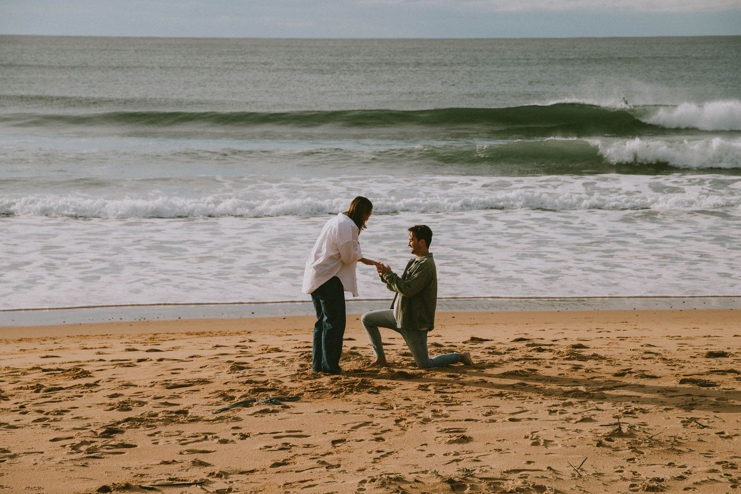 Surprise proposal photography in Culburra by Love, Sophie