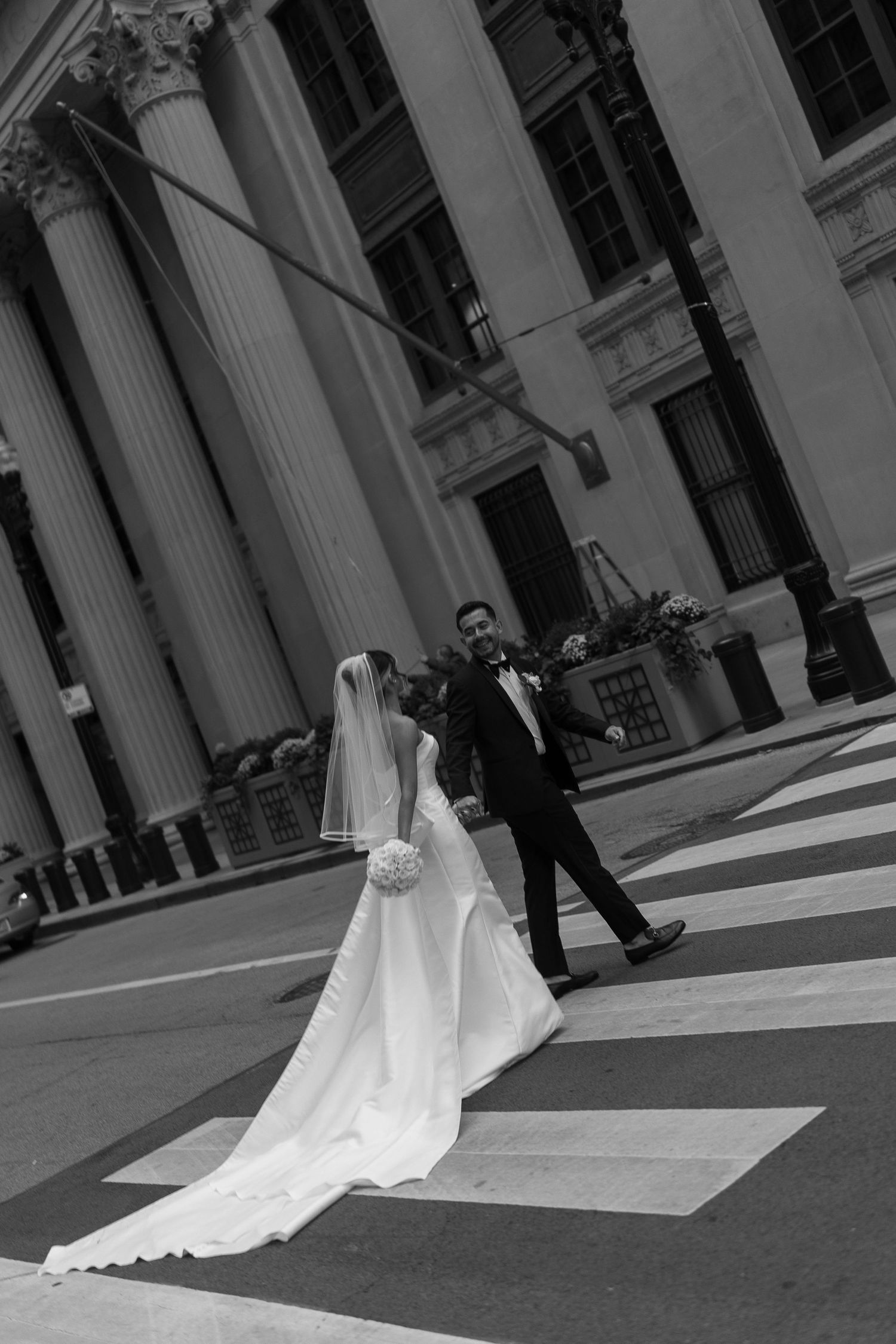 Editorial Chicago wedding photography at Holy Name Cathedral featuring dramatic architecture and timeless Catholic ceremony moments.