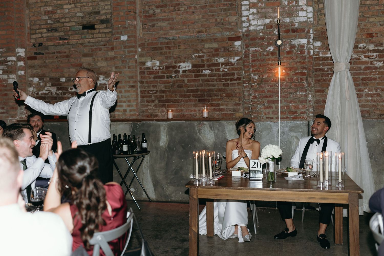 Luxury Fairlie wedding in Chicago featuring a stylish reception captured by Chicago wedding photographer.
