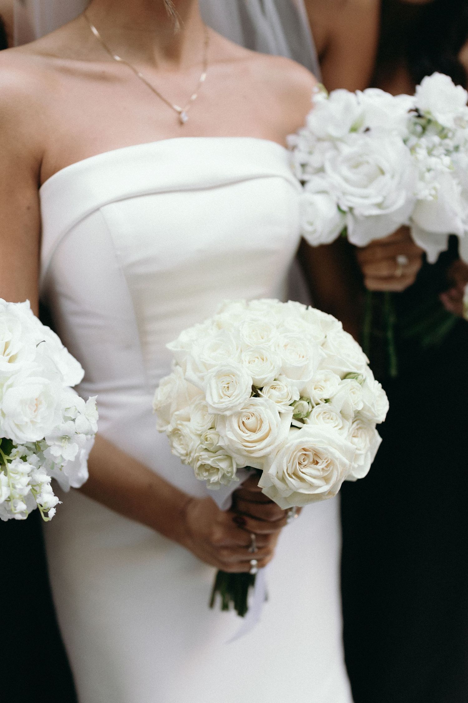 Luxury Chicago wedding photography featuring classic Financial District architecture and black tie wedding style.