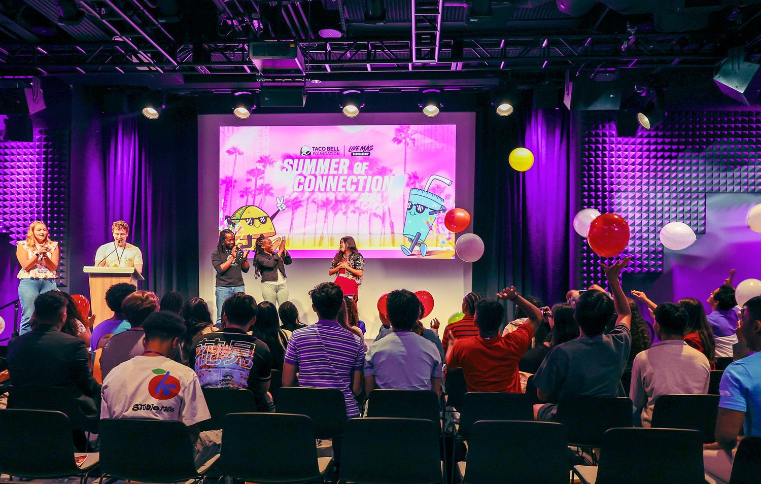 Photo was taken for The Taco Bell Foundation during their 2024 Summer of Connection Conference in San Diego, California.