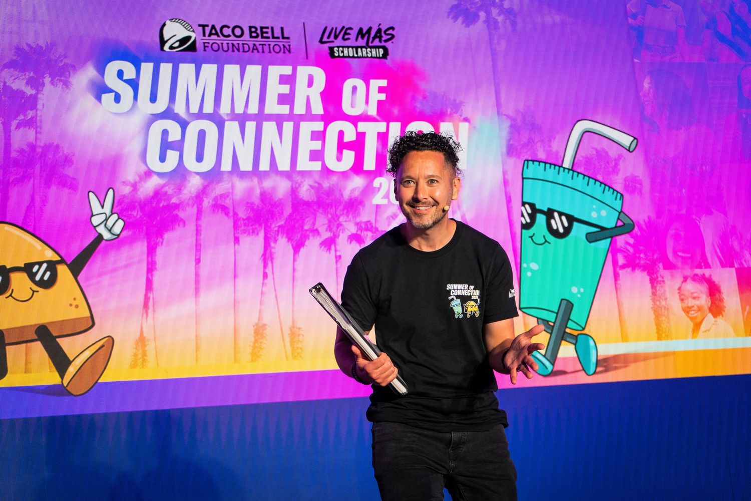 Photo was taken for The Taco Bell Foundation during their 2024 Summer of Connection Conference in San Diego, California.