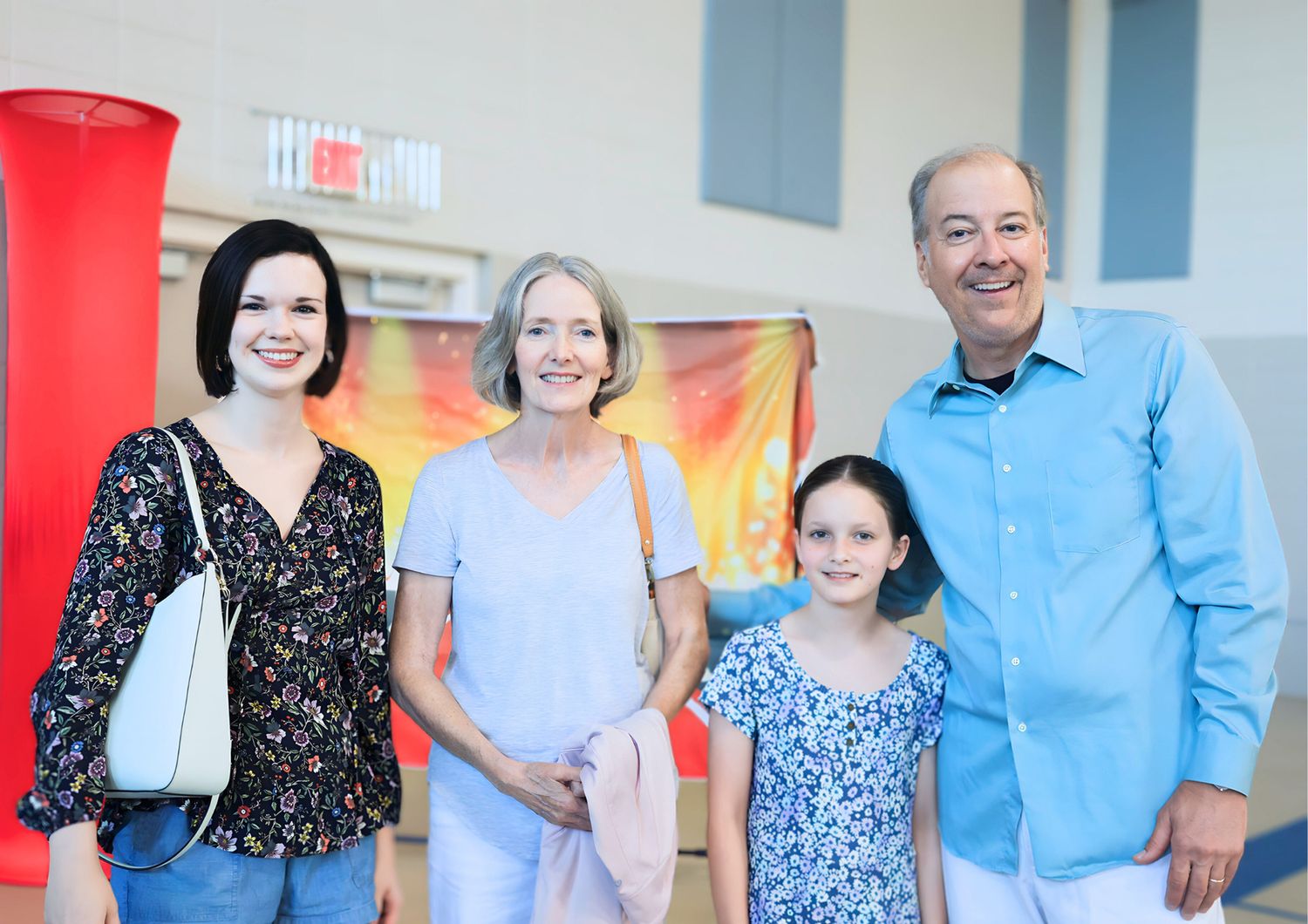 Photo was taken for a fundraising church event.