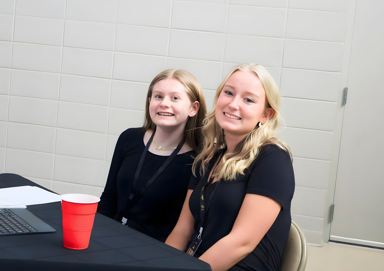 Photo was taken for a fundraising church event.