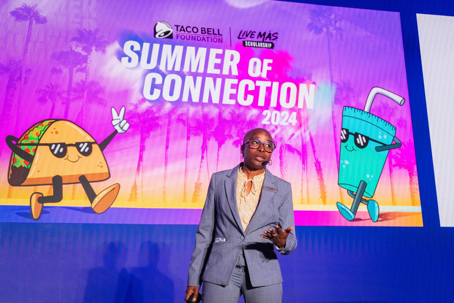 Photo was taken for The Taco Bell Foundation during their 2024 Summer of Connection Conference in San Diego, California.