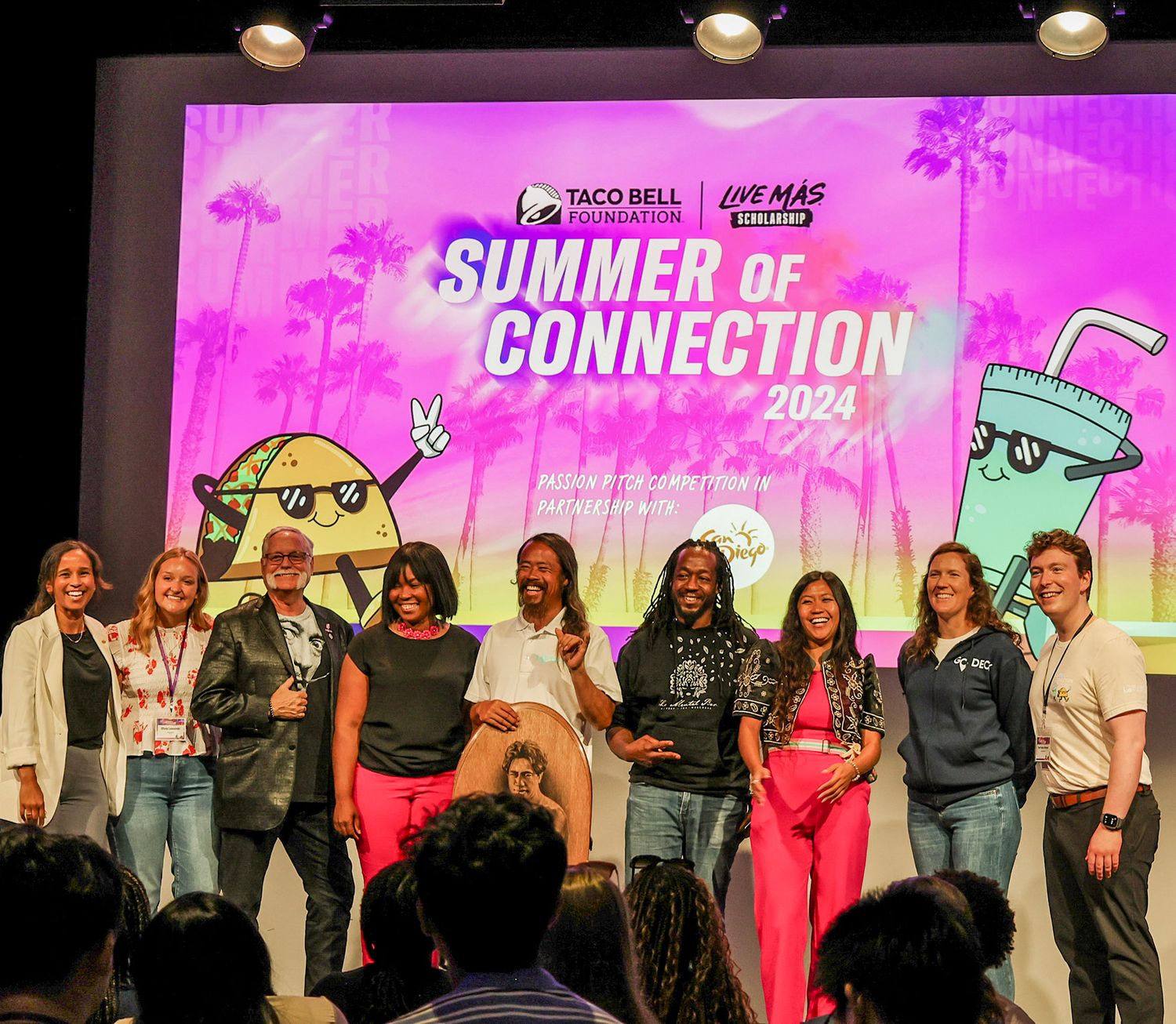 Photo was taken for The Taco Bell Foundation during their 2024 Summer of Connection Conference in San Diego, California.