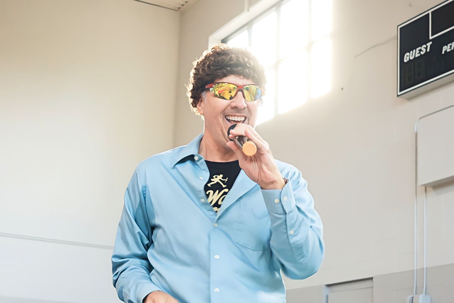 Photo was taken for a fundraising church event.
