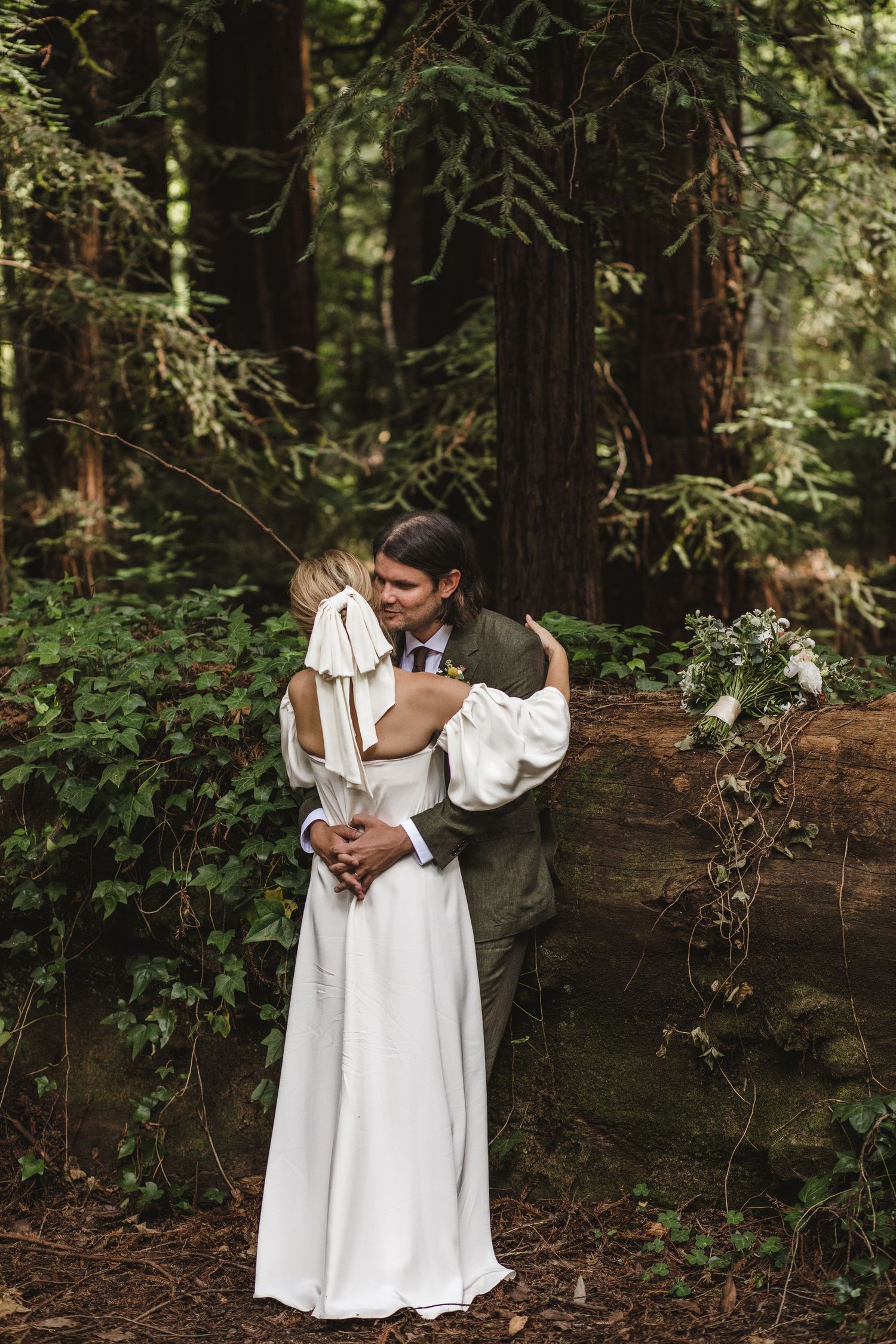 Big Sur Elopement in the towering Redwoods