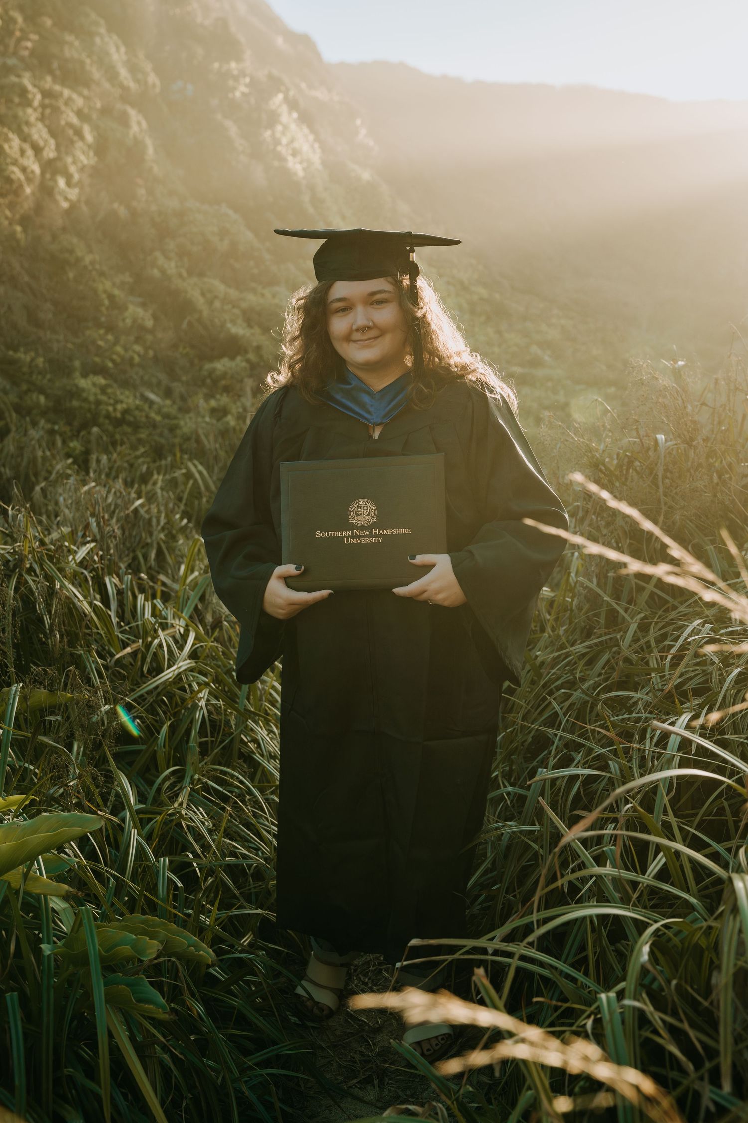Graduation photos along Big Sur