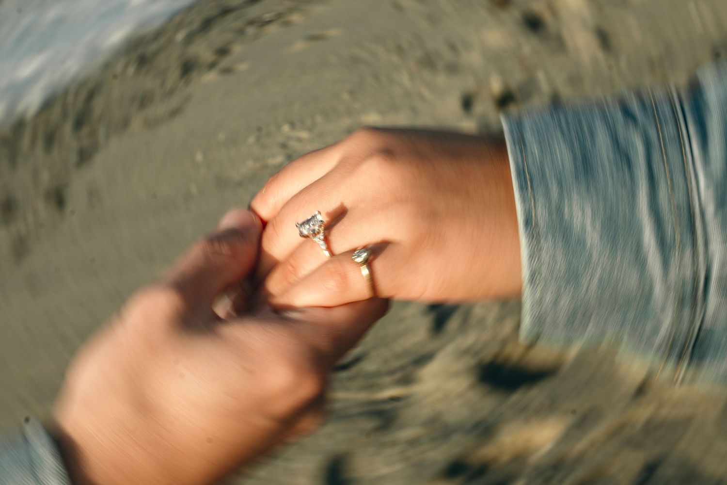 Close up artistic portraits with soft focus and dreamy lighting.