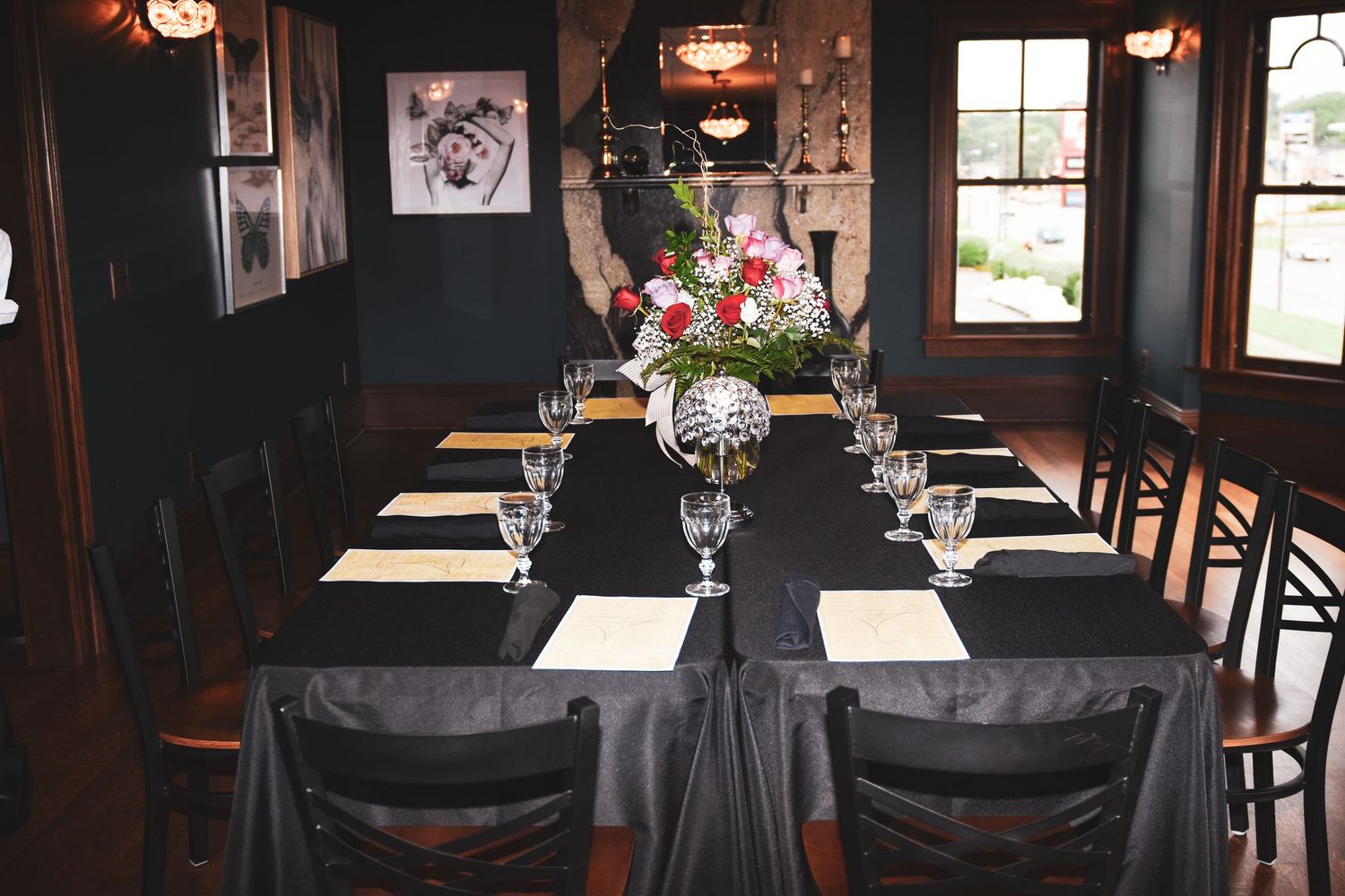 Interior photo of The Social at the Stone House, Mariposa room