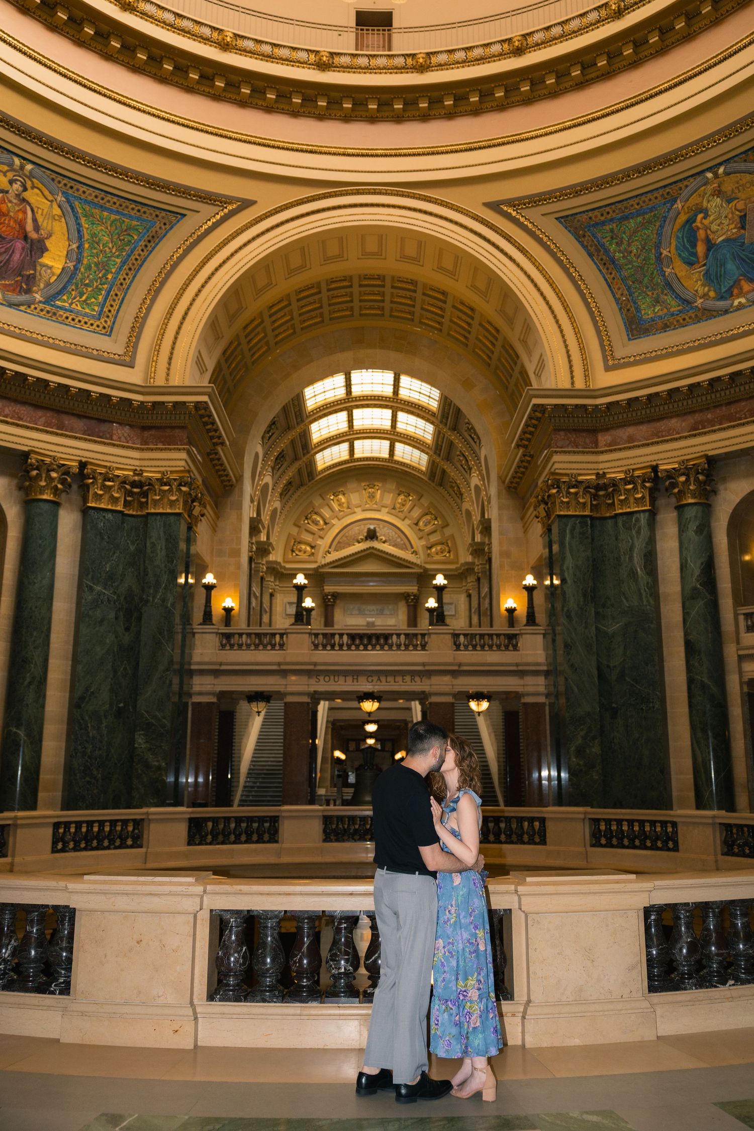 madison wi surprise proposal wisconsin state capitol building indoors couple engagement photos downtown best professional luxury verona dane