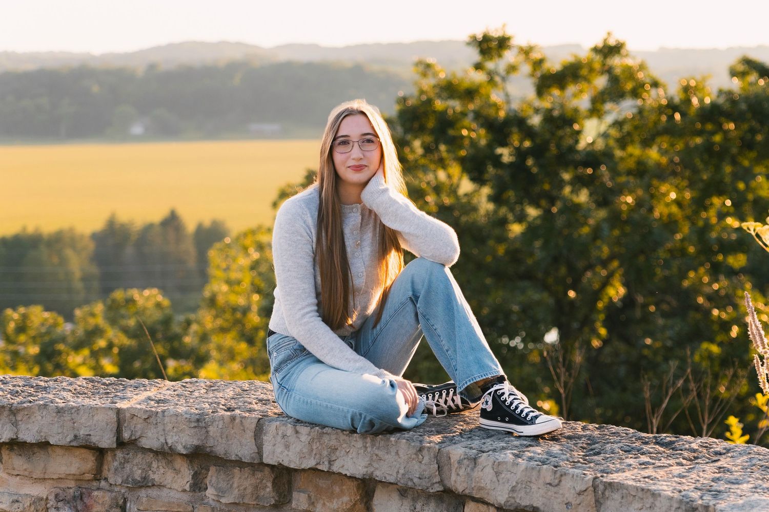 high school senior photographer in Madison, WI Little Dragan Photography cross plains festge park middleton unique location beautiful views