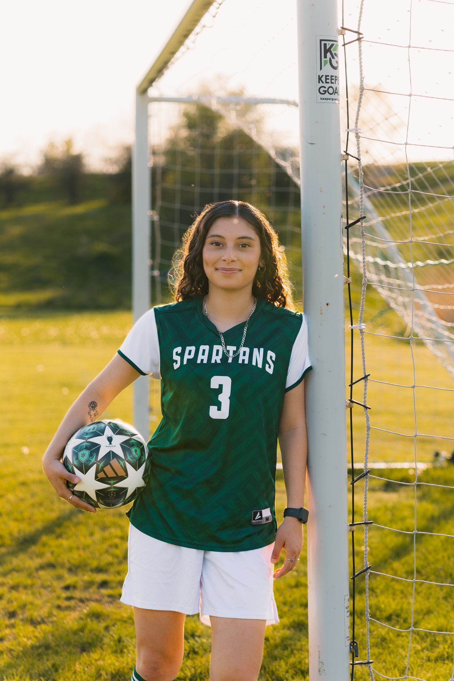 best photographer for senior portraits in Madison Wisconsin Little Dragan Photography soccer hobby sport uniform memorial high school team