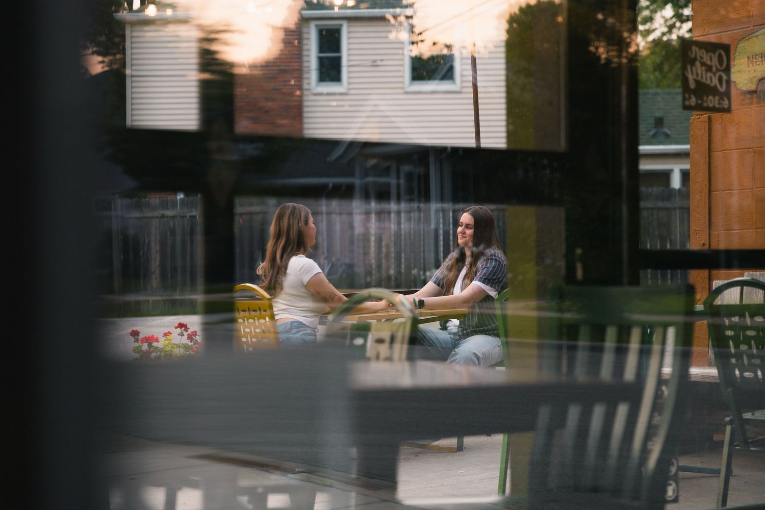 madison wi engagement couples photographer date night ice cream chocolate shoppe colectivo monroe street verona middleton waunakee lgbtq