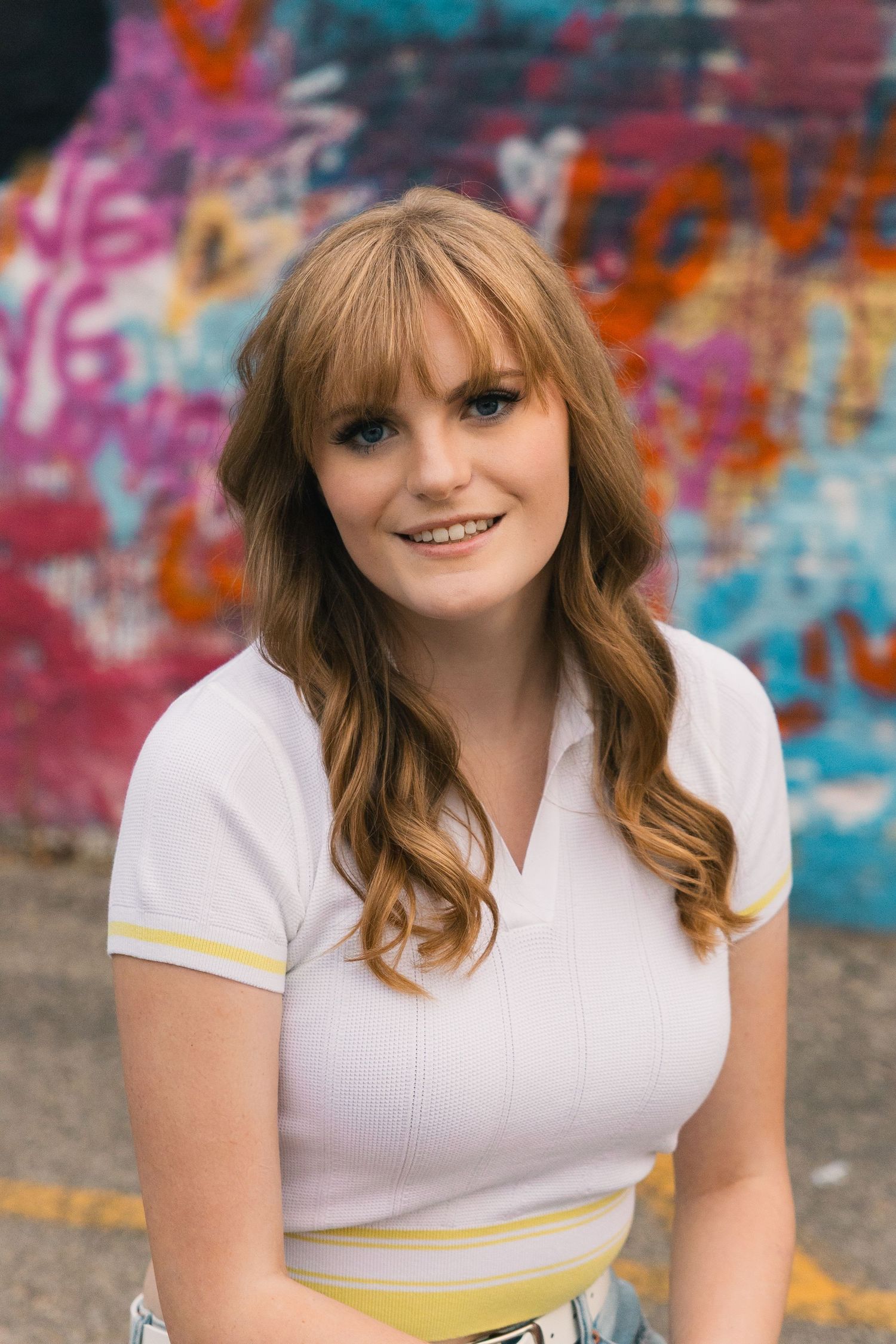 best senior pictures photographer Madison, Wisconsin Little Dragan Photography graffiti wall urban downtown willy street colorful unique